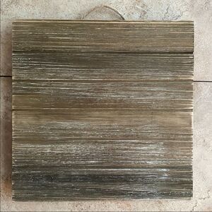 NWT Beautiful 10”X10” Reclaimed Wood Plaque, Letter Board,Frame for art Projects